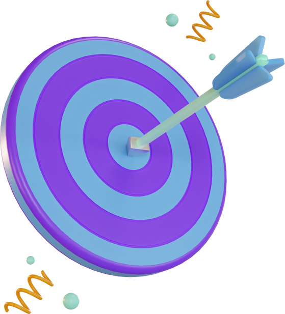 3d Icon Business, Arrow board, targetting